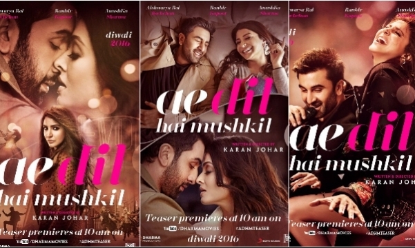 Ae Dil Hai Mushkil Poster 2